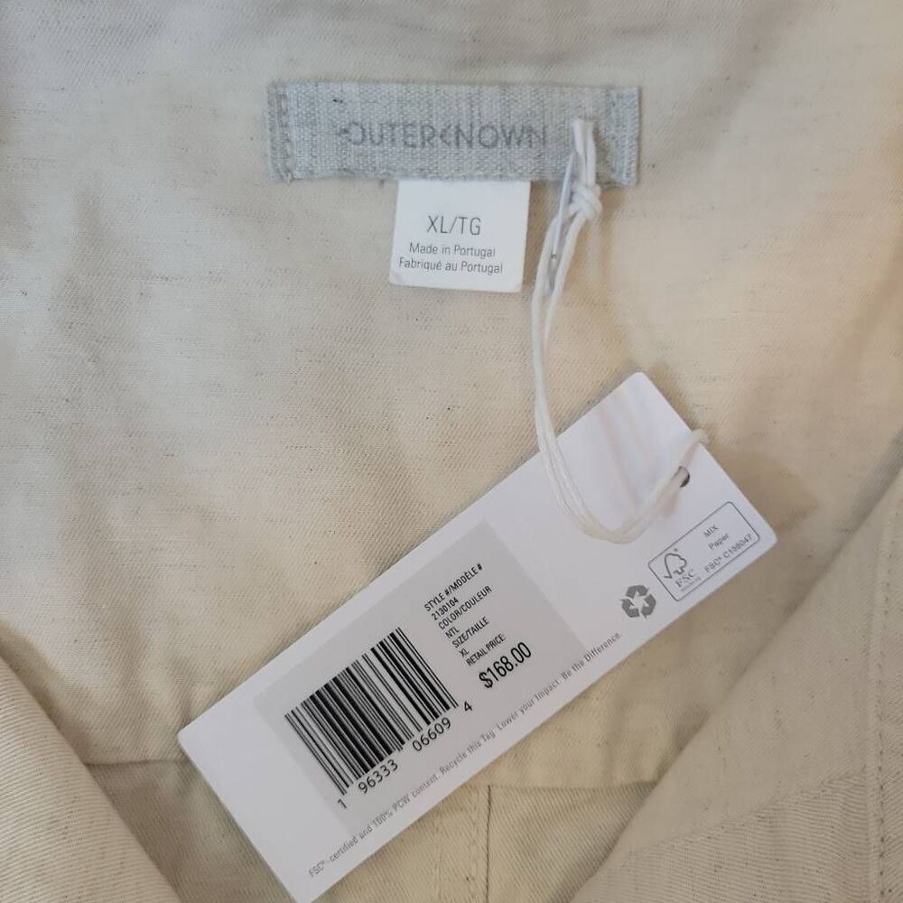 Outerknown S.E.A Suit Jumpsuit Women's Beige Size XL - Picture 5 of 8